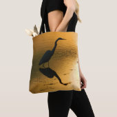 Egret Sunset Printed Tote Bag Tasche (Von Nahem)
