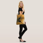 Egret Sunset Printed Tote Bag Tasche (Am Model)