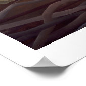 Egret und Palms Poster (Ecke)