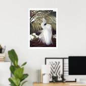 Egret und Palms Poster (Heimbüro)