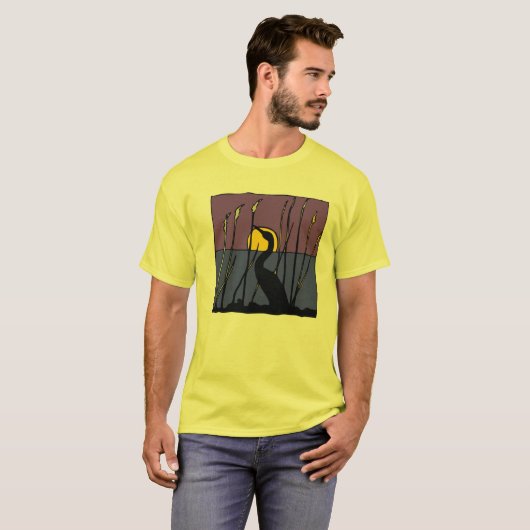 Egret unter Reeds T-Shirt (Vorne ganz)