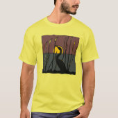 Egret unter Reeds T-Shirt (Vorderseite)