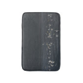 Egrets am Mitternachtsblau Badematte (Vorderseite Vertikal)