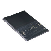 Egrets am Mitternachtsblau Notizblock (Rechte Seite)