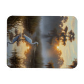 Egrets in Everglades National Park Morning Magnet (Horizontal)