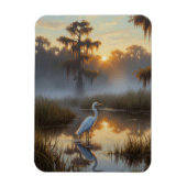 Egrets in Everglades National Park Morning Magnet (Vertikal)