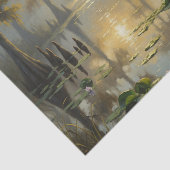 Egrets in Everglades National Park Morning Seidenpapier (Ausschnitt)