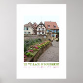 Eguisheim, France Vintage Poster (Vorne)