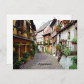 Eguisheim Postkarte (Vorne/Hinten)