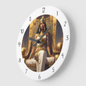 EGYPCIAN GROßE WANDUHR (Winkel)