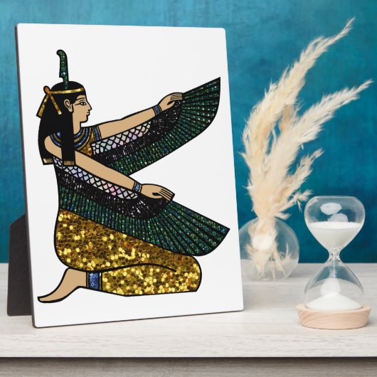 egypische Göttin Fotoplatte (Seite)