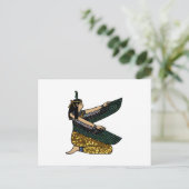 egypische Göttin Postkarte (Stehend Vorderseite)