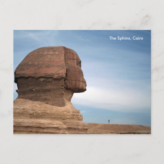Egypt 055 The Sphinx, Cairo Postkarte (Vorderseite)