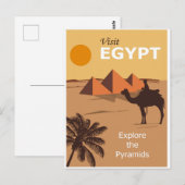 Egypt Cairo Vintage Travel Postcard Postkarte (Vorne/Hinten)