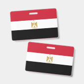 Egypt flag ausweis (Vorder- & Rückseite)