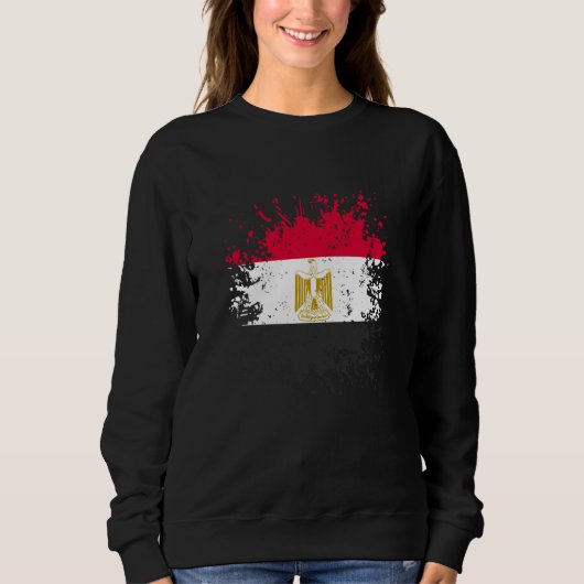 Egypt flag of egypt Egyptian Egypt flag 1 Sweatshirt (Vorderseite)