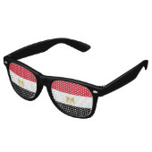 Egypt flag Party Sunglasses Partybrille (Schrägansicht)