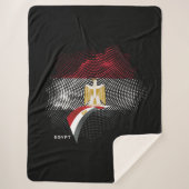 Egypt flag sherpadecke (Vorderseite)