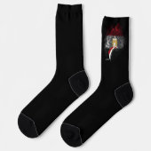 Egypt flag socken (Linkes Detail)