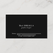 Egypt flag visitenkarte (Rückseite)