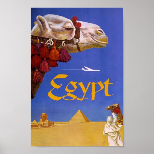 Egypt. Fly TWA (1960) vintage Poster (Vorne)