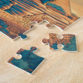 Egypt Illustration Travel Art Vintage Puzzle (Seite)