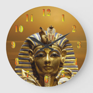 Egypt King Tut Große Wanduhr