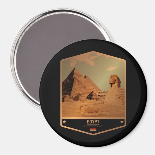 Egypt Magnet (Vorderseite/Rückseite)