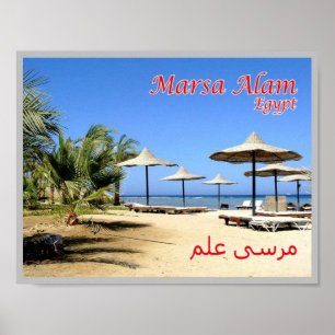 Egypt - Red Sea - Marsa Alam - Poster
