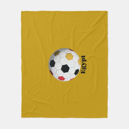 Egypt Soccer Fleecedecke (Vorderseite)