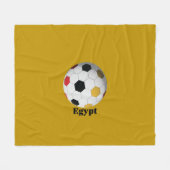 Egypt Soccer Fleecedecke (Vorderseite (Horizontal))
