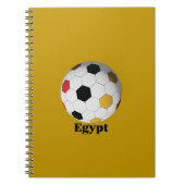 Egypt Soccer Notizblock (Vorderseite)