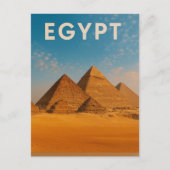 Egypt – The Great Pyramids of Giza Postkarte (Vorderseite)