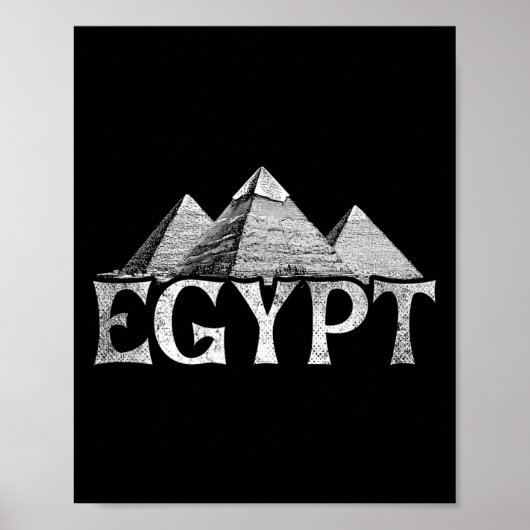 Egypt Vacation Travel Pyramids  Poster (Vorne)