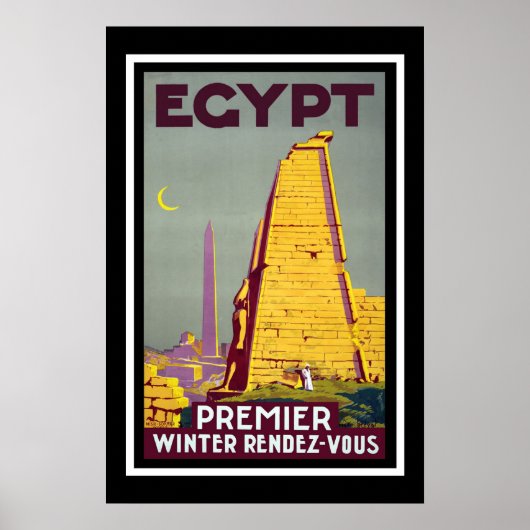 Egypt Vintage Travel Poster (Vorne)