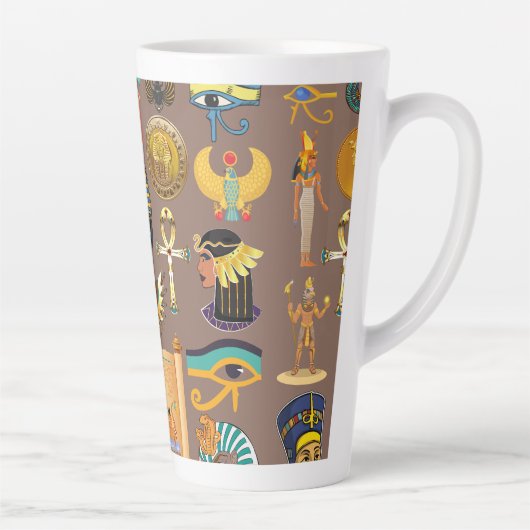 Egyptian Ancient Hieroglyphic Pattern Symbol Milchtasse (Rechts)