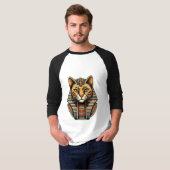 Egyptian Cat Long Sleeve T-Shirt – Pharaonic Cat  (Vorne ganz)
