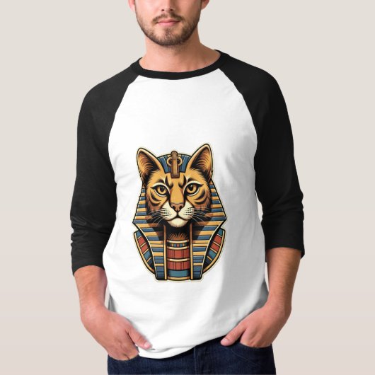 Egyptian Cat Long Sleeve T-Shirt – Pharaonic Cat  (Vorderseite)