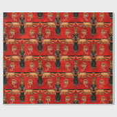 Egyptian Cats and Eye of Horus pattern Geschenkpapier (Flach)