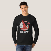Egyptian Desert T-Shirt, Pyramids Tee (Vorne ganz)