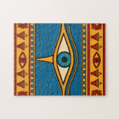 Egyptian Eye of Horus, Eye of Ra Egypt Deity Puzzle (Horizontal)