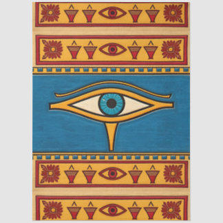 Egyptian Eye of Horus, Eye of Ra Egypt Deity Seidenpapier