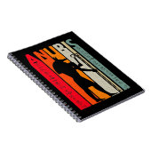 Egyptian God Anubis Retro Egypt Hieroglyphs Notizblock (Rechte Seite)