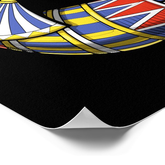 Egyptian God Ra Poster (Ecke)