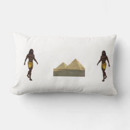 “Egyptian Guardians Pillow | Ancient Pyramids & Ki Lendenkissen