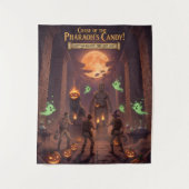 Egyptian Halloween Backdrop Wandteppich (Vorderseite)