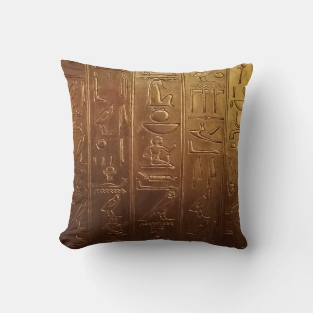 Egyptian Hieroglyph Kissen (Vorderseite)