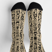 Egyptian Hieroglyph Socken (Oben)