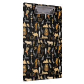  Egyptian Hieroglyphic Symbol Pattern Background   Klemmbrett (Rechts)