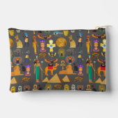 Egyptian Hieroglyphic Symbol Pattern pharaoh      Zubehörtasche (Rückseite)